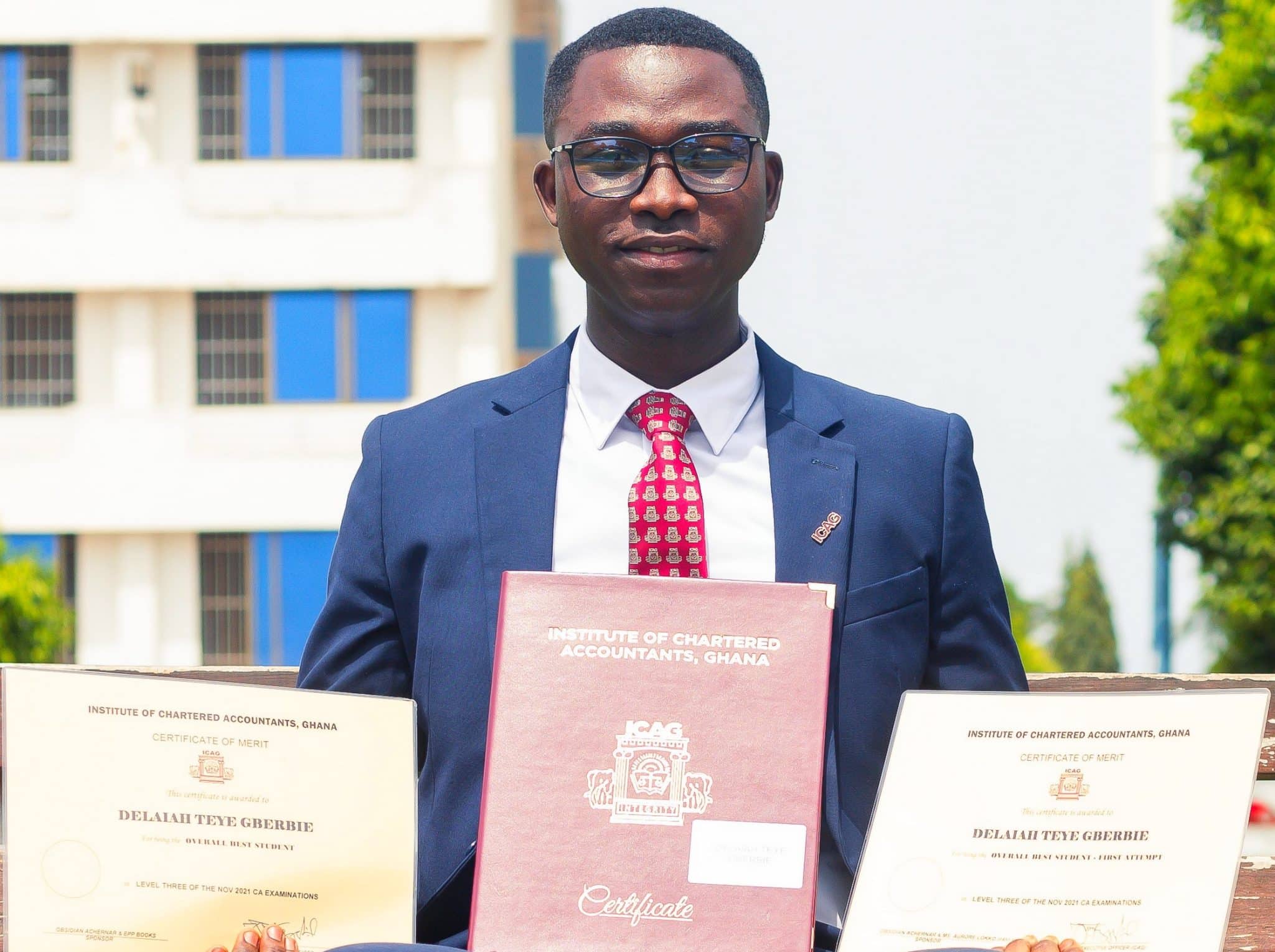 Read more about the article Meet ICAG’s Overall Best Graduating Student, Delaiah Teye Gberbie