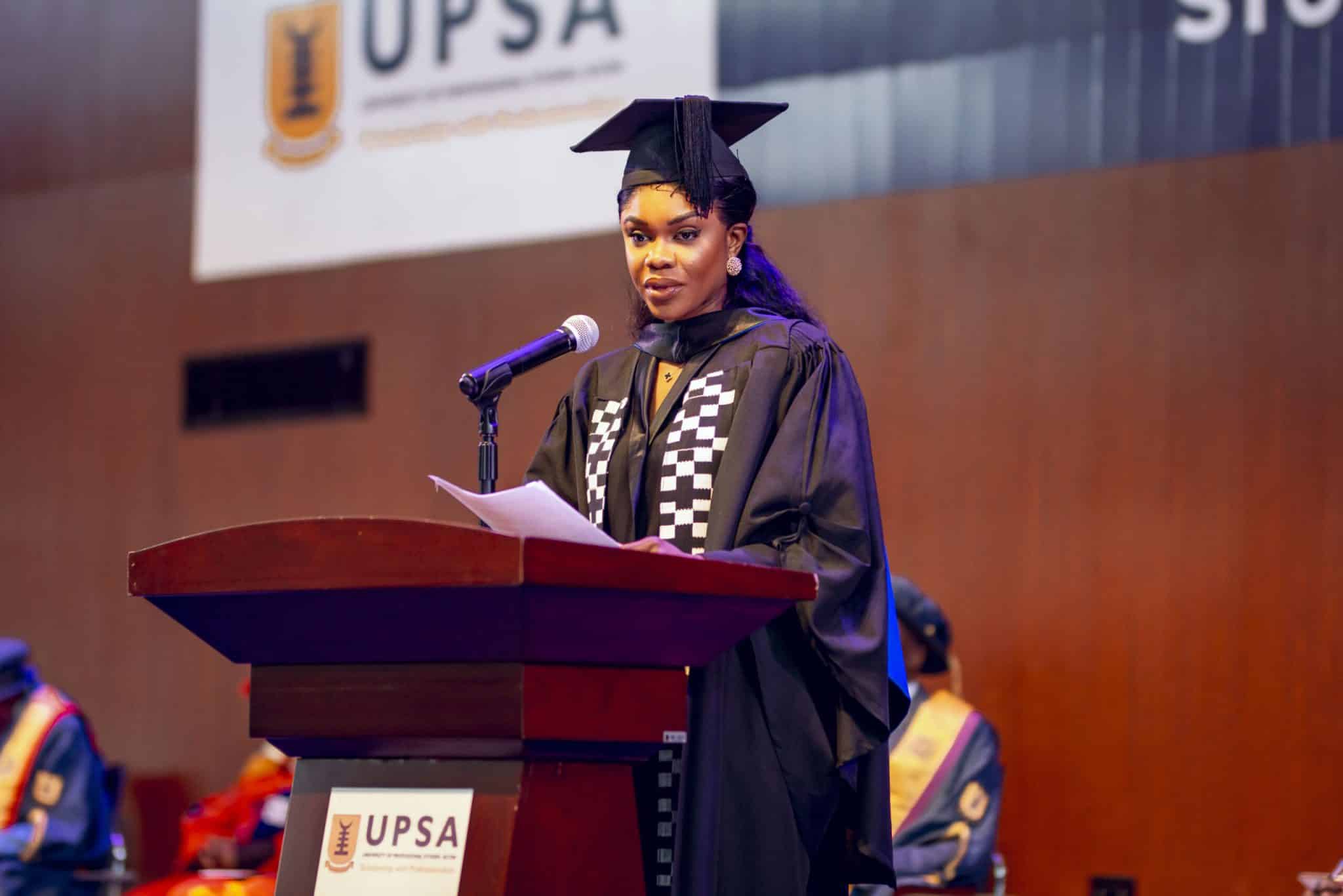 Read more about the article Musician Becca graduates from UPSA with a 3.92 GPA and is named Valedictorian