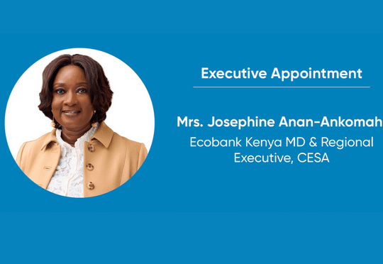 Read more about the article Josephine Anan-Ankomah appointed Ecobank Kenya MD